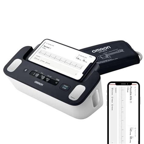 Omron Complete Bluetooth Blood Pressure Monitor & ECG Machine; Measure ...