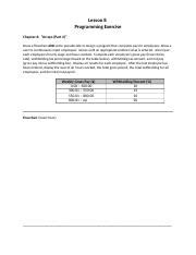 Image result for Chapter 8 Programming Exercise 3