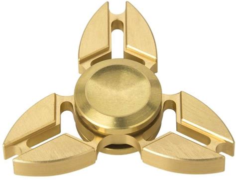 Akrobo Metal Leaf Gold Fidget Spinner - Metal Leaf Gold Fidget Spinner ...