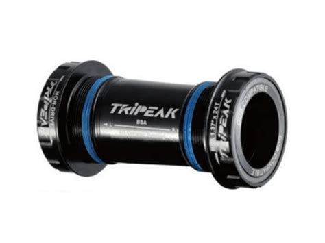 Tripeak BSA Threaded Bottom Bracket, 3-in-1, Shimano/SRAM/Rotor-Road -Black