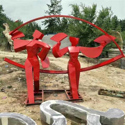 公园运动不锈钢人物雕塑 - 卓景雕塑公司