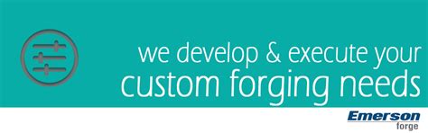 Customized Forging Solution at Emerson Forge P. Ltd.
