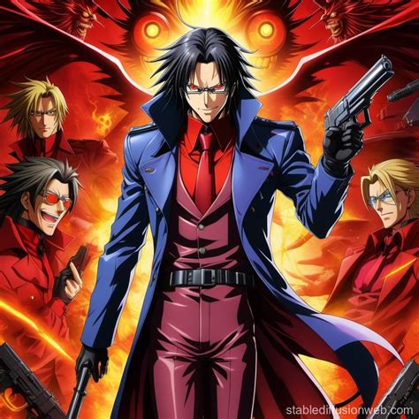 Hellsing Ultimate's Schrodinger Character | Stable Diffusion Online