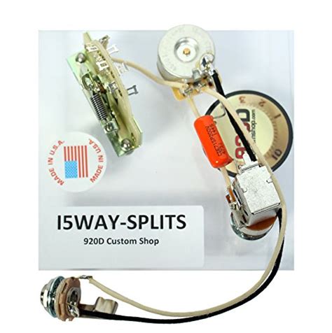 Buy 920D Custom 5-way Wiring Harness with Coil Splits for Ibanez RT/RG ...
