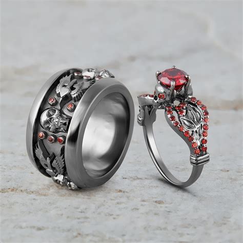 Matching gothic wedding rings 60 photos - Astyledwedding.com