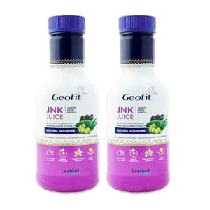 Geofit Jamun Neem Karela Juice 500ml (Pack of 2) | Ayurvedic Juice for ...