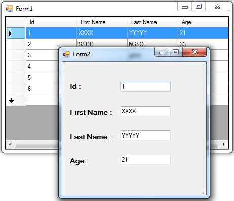 How to Add a Row to DataGridView From Another Form in Vb.net 的图像结果