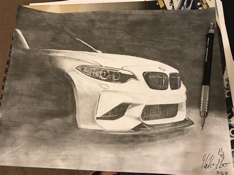 Drawing Car Bmw at Barbara Rojas blog