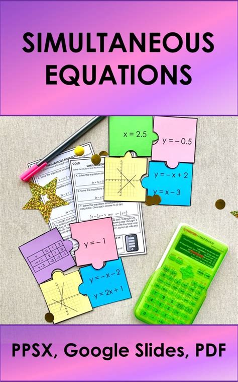 Image result for Simultaneous Graphical Method Worksheets PDF