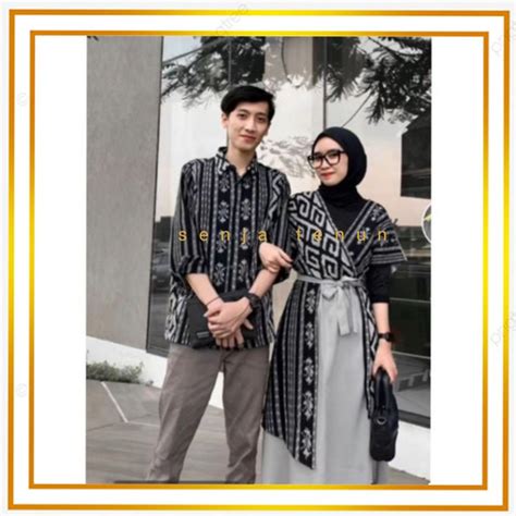 Jual Baju tenun couple naomi toraja hitam/dress tenun naomi mididress ...
