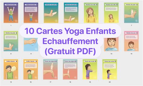 65 Cartes Gratuites de Yoga pour Enfants à Imprimer