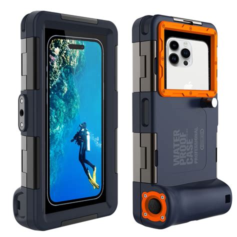 Professional Waterproof Diving Case for Snorkeling, 15M/50FT Underwater ...