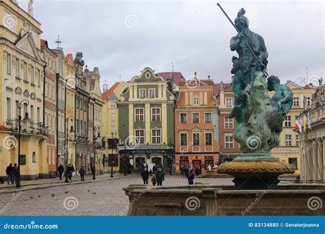 Beauty of the Old City of Poznan, Poland Editorial Image - Image of ...