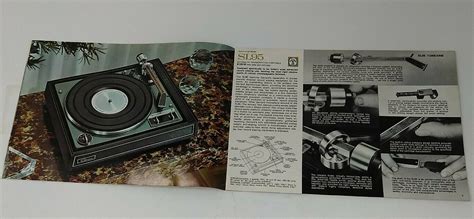 Vintage Garrard SL Turntables Brochure Pamphlet India | Ubuy