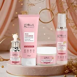 Globus Naturals Rice Ceramide Korean Glass Skin 4 Step Skincare Range ...