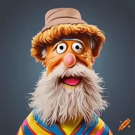 Realistic rendering of bert as tevye in fiddler on the roof