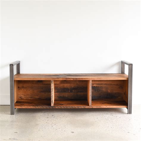 Image result for Rustic Storage Bench