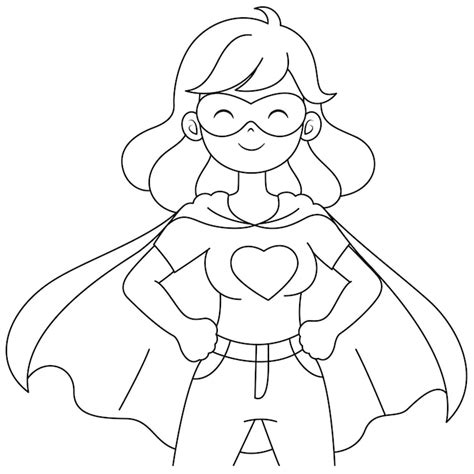 Superhero girl drawing Images - Free Download on Freepik