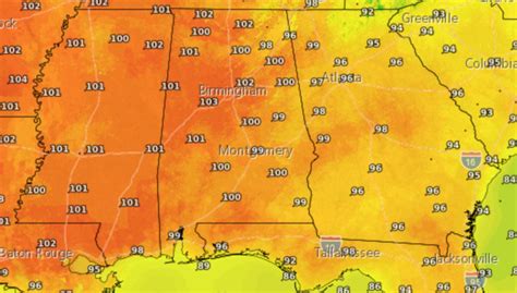 What’s the all-time hottest June temperature in Alabama? - al.com
