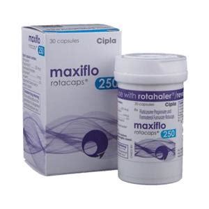 Buy Maxiflo 250 Rotacaps | Flat 15% Off | Uses, Side effects ...
