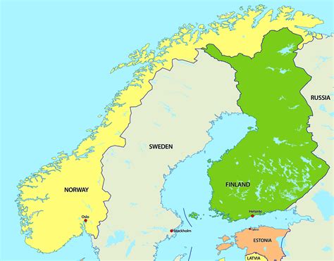 Large big map and flag of Norway, All country maps flags – Travel Around The World – Vacation ...