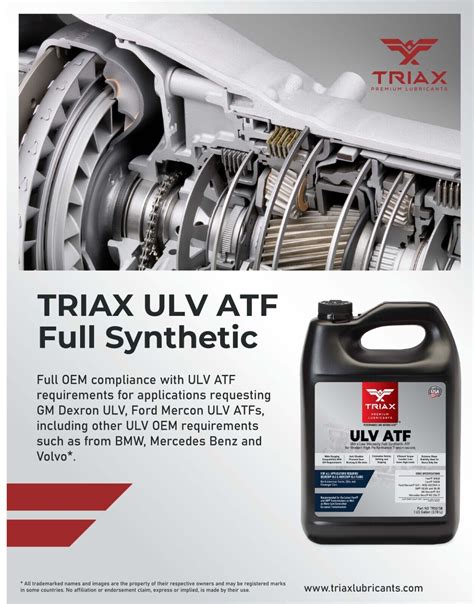 TRIAX ULV ATF, Ultra Low Viscosity, Full Synthetic India | Ubuy