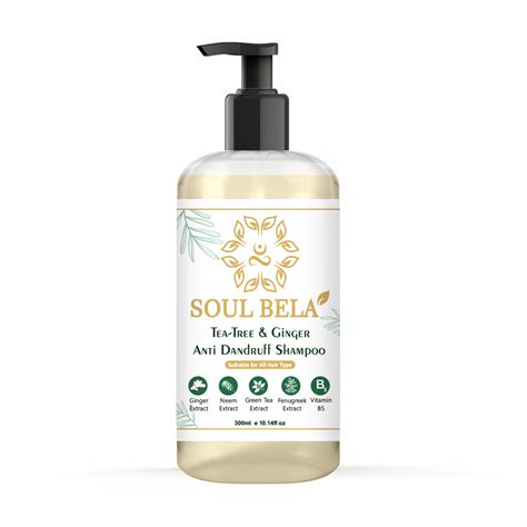 Soul Bela Tea Tree & Ginger Anti-dandruff Shampoo- 300 ml