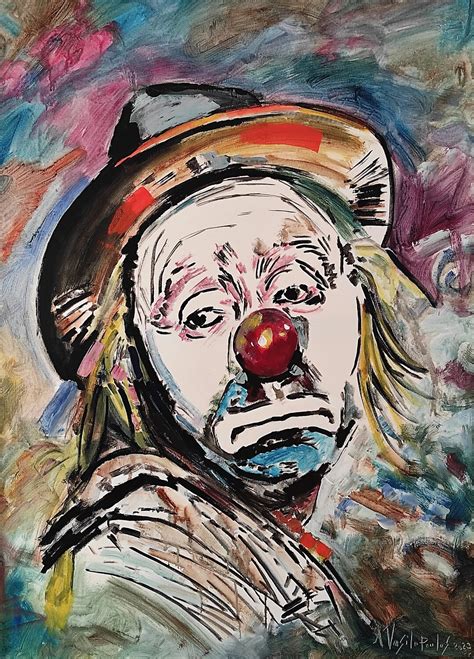 Sad Clown Painting Famous