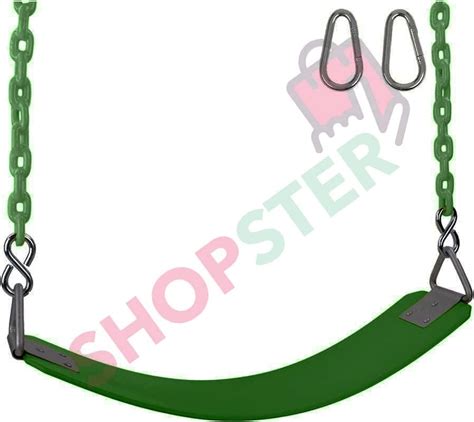Shopster Kids Premium Flexible Swing Seat Heavy Duty 60" Chain Plastic ...