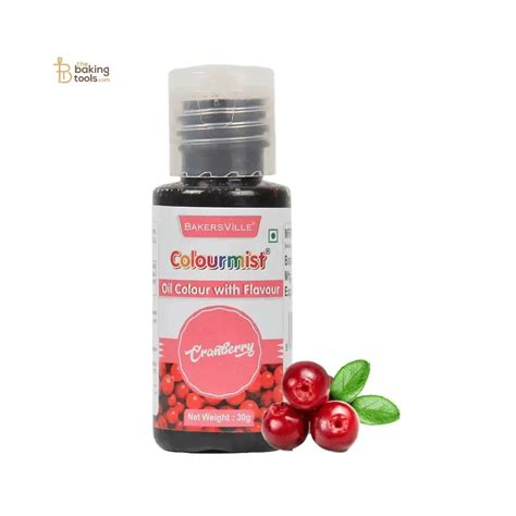 30g Pink Oil Colour With Cranberry Flavour - Colourmist