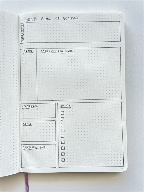Image result for Bullet Journal Daily Log Layout