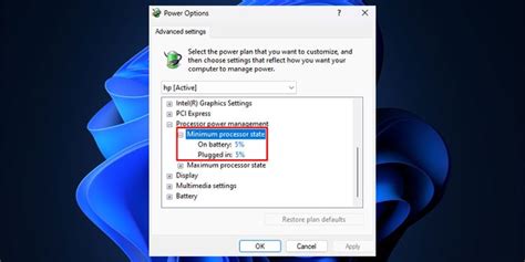 Image result for Minimum Processor State Not Working
