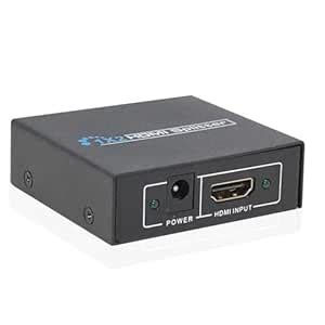 BigPlayer 1x2 HDMI Splitter – 1 Input to 2 HDMI Output Ports, 4K UHD ...