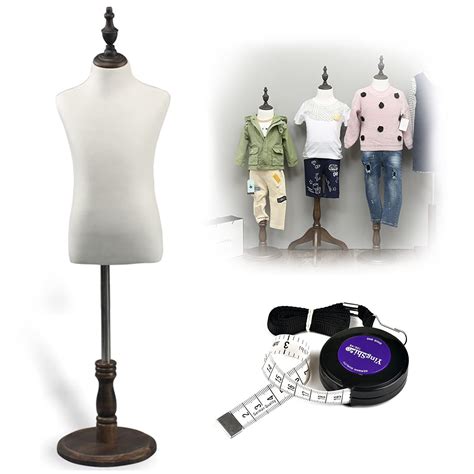 Buy QHYXT Children's Tailor Mannequin Mannequin Display Bust Adjustable ...