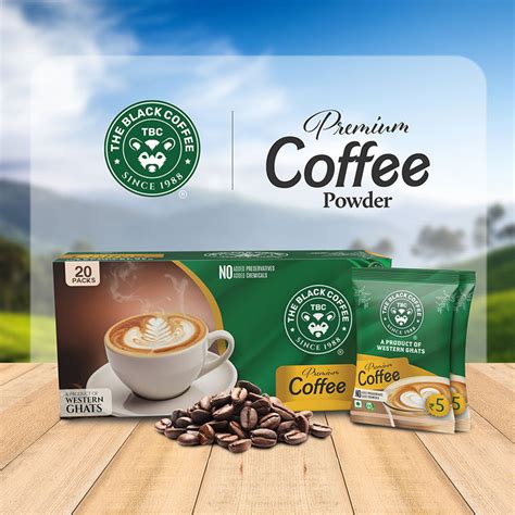 The Black Coffee – Organic Coffee Beans Powder from Kerala