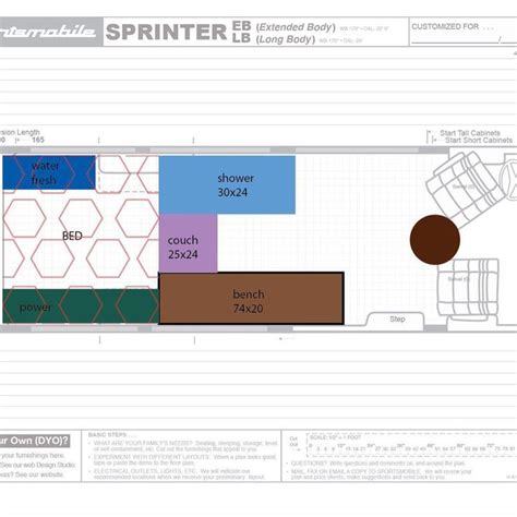 Image result for Conversion Van Layout Simple