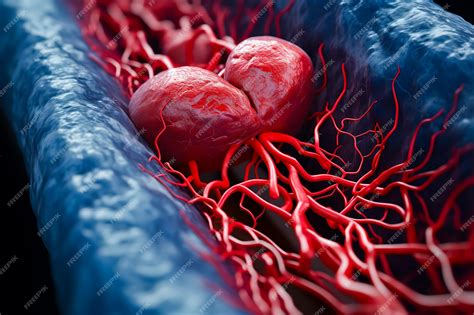 Premium AI Image | Layout of blood vessels in the human body 3D model