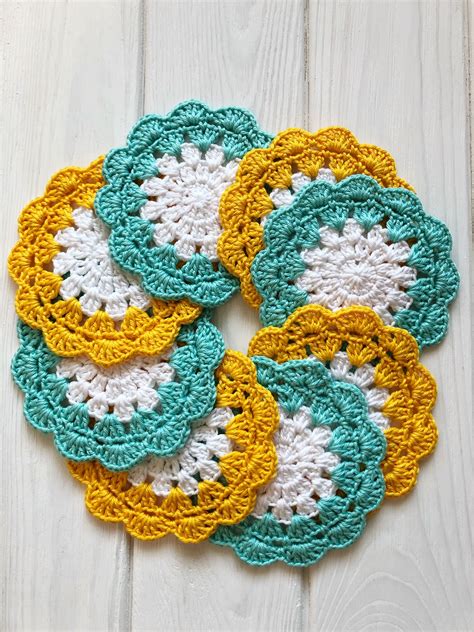 crochet coasters