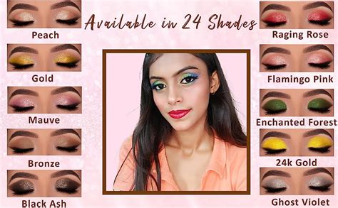 PRIVIU Power Shimmer Metallic Eye Makeup Loose Glitter Eyeshadow Powder ...