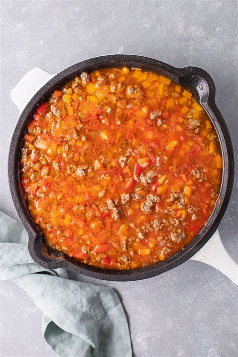 Unstuffed Peppers Recipe | The Clean Eating Couple