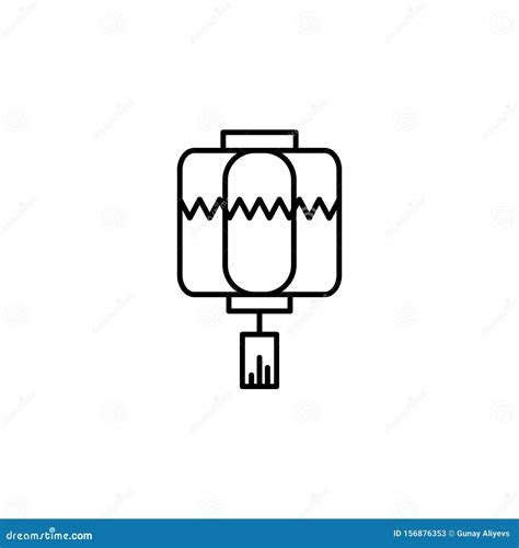 Lantern, Korea Icon. Element of Korea Culture Icon Stock Illustration - Illustration of ...