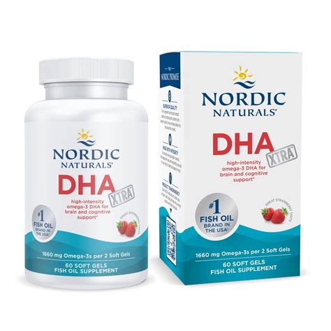 Nordic Naturals DHA Xtra | 1660 Mg Omega-3 Fish Oil | High-Intensity ...