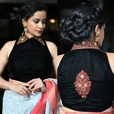 16+ Modern Collar Blouse Designs That Will Transform Your Look