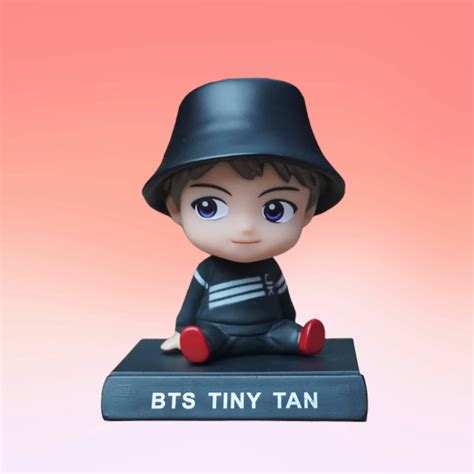 BTS Jungkook Bobblehead With Mobile Holder For Cars, Work Desk | 23 CM