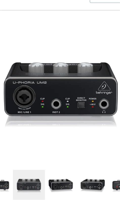 Behringer USB Audio Interface 的图像结果