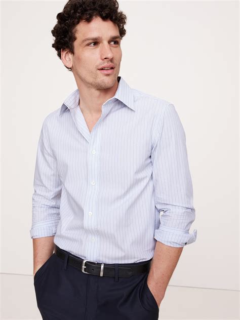 Slim-Fit Wrinkle-Resistant Dress Shirt | Banana Republic