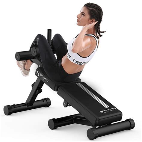 Adjustable Sit up Bench AB Flat Incline Decline Abdominal Training ...