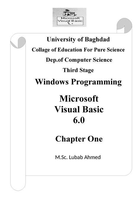 Image result for Visual Basic Programming Notes