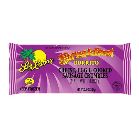 Cheese, Egg, & Cooked Sausage Crumbles (Made with Turkey) Breakfast ...