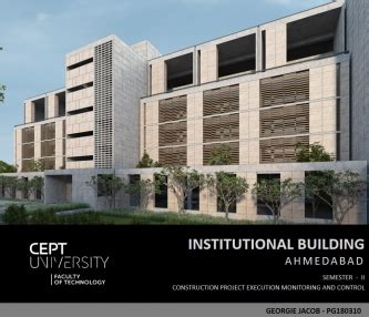 INSTITUTIONAL BUILDING | CEPT - Portfolio